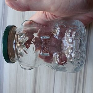 Vintage Glass Bear Jar